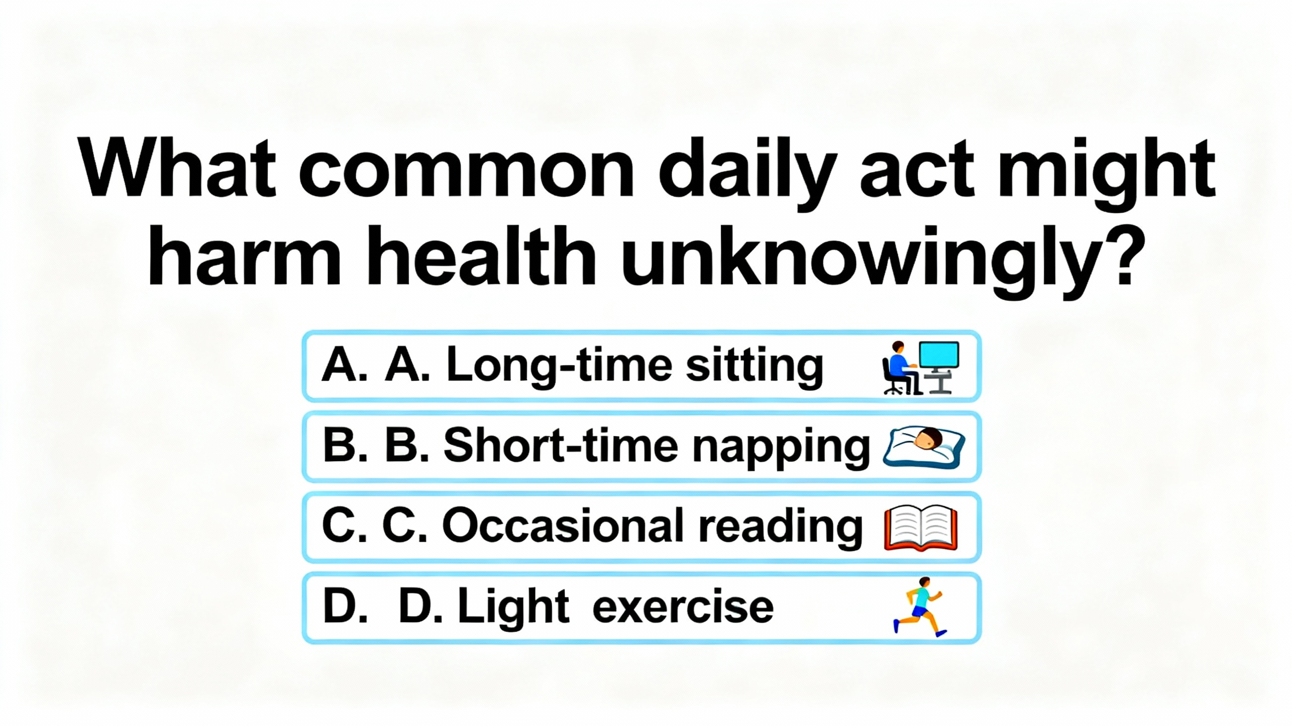 What common daily act might harm health unknowingly? - Preview Image