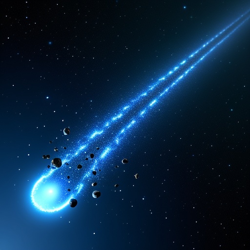 Meteor shower creation