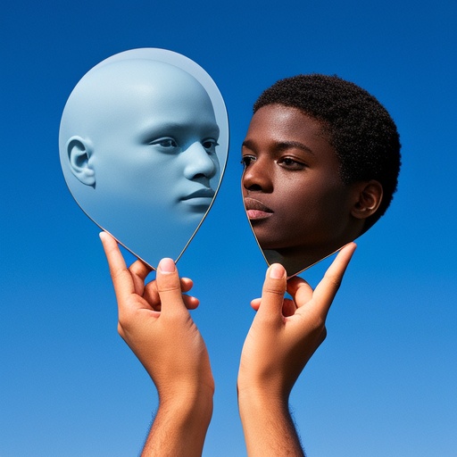 Mirror image illustration