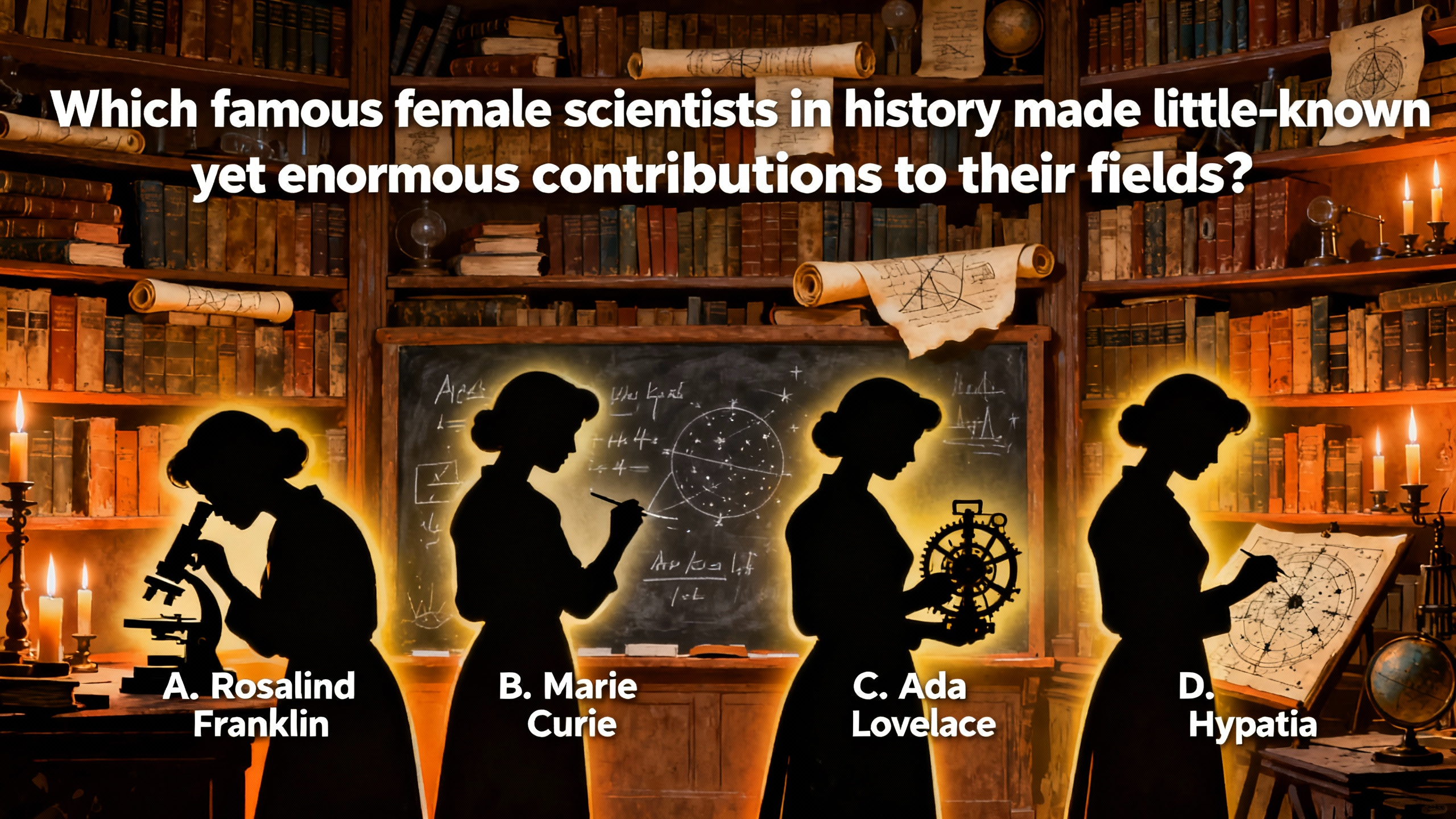 Which famous female scientists in history made little-known yet enormous contributions to their fields? - Preview image