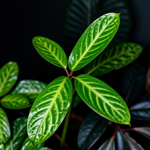 Prayer plants closing leaves at night
