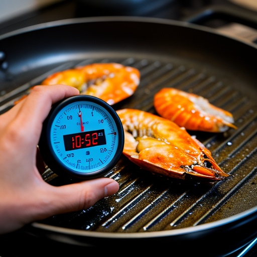Using a meat thermometer
