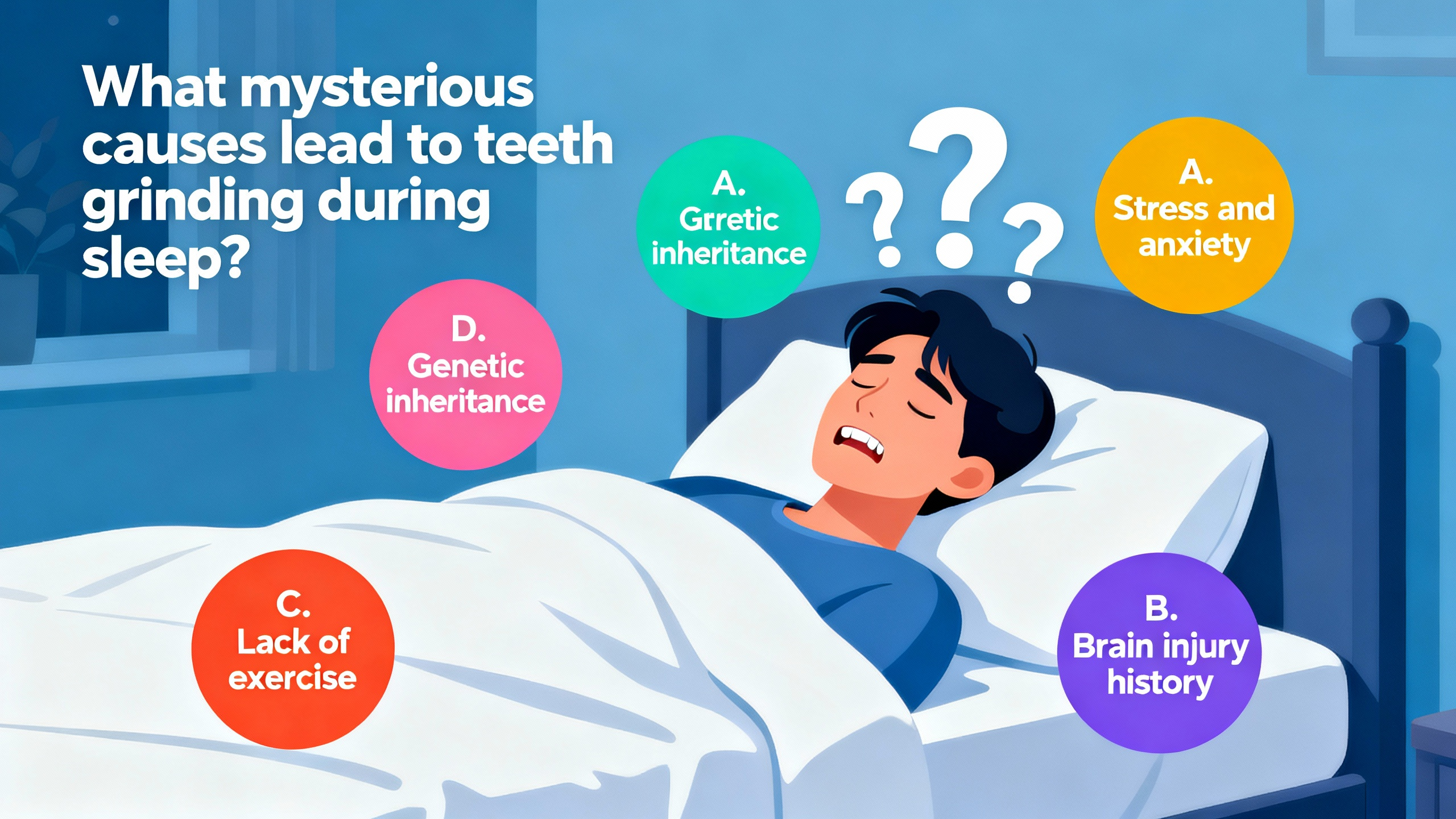 What mysterious causes lead to teeth grinding during sleep? - Preview image