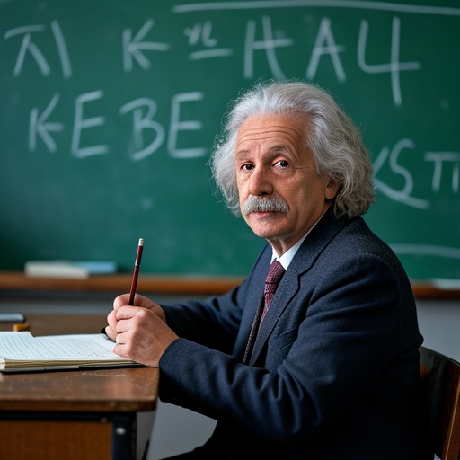Einstein in school